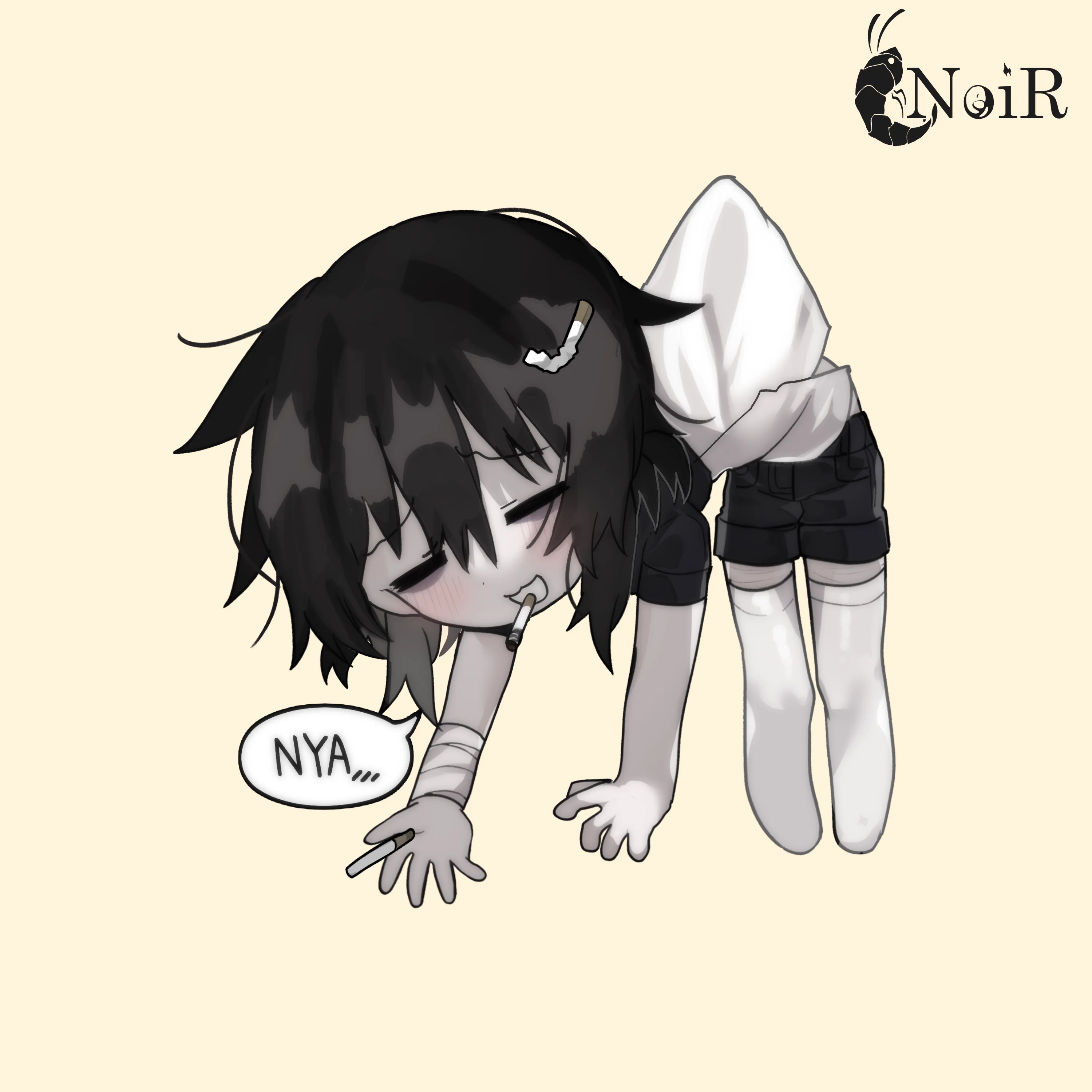 [FINISHED] NoiR Series 076 "Society Ruiner Chan" T-Shirt - Image 9