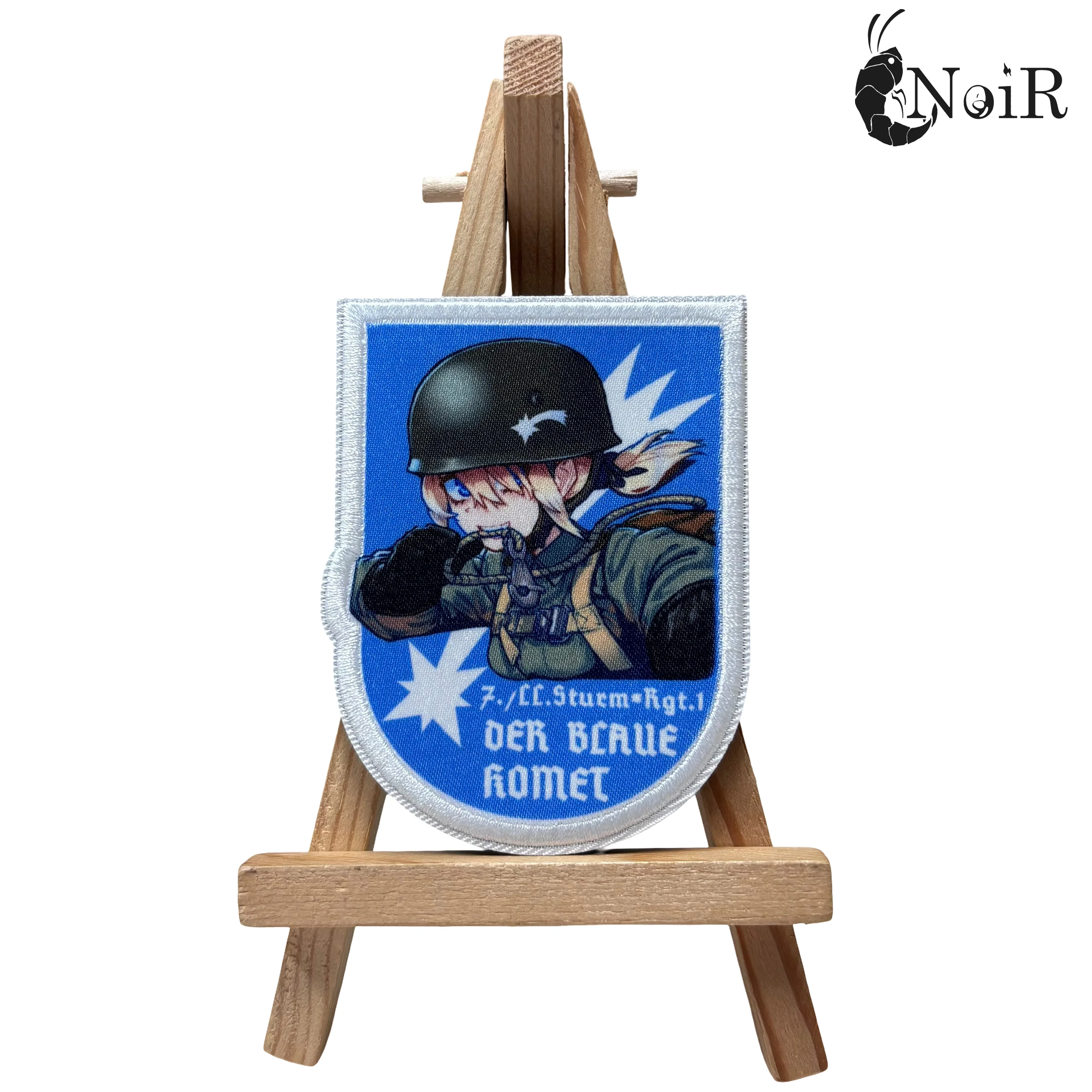 [PRE-ORDER] NoiR Series 84 Blue Komet and Black Devil Patches - Image 4
