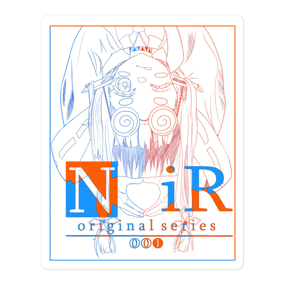 NoiR Original Series 001 "Nia" Sticker - Image 3