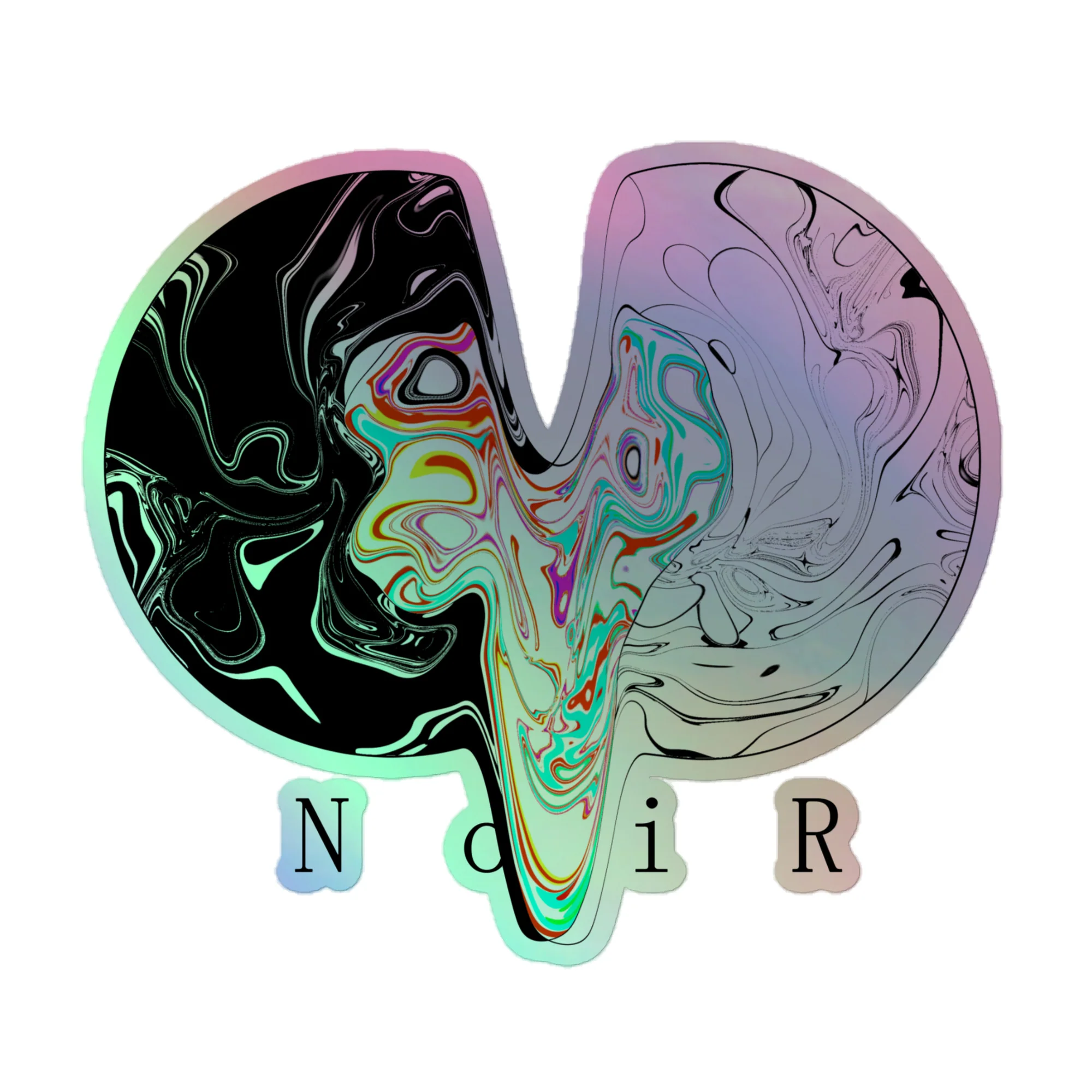NoiR Original Series L001 "abStrACT" Holographic Stickers - Image 3