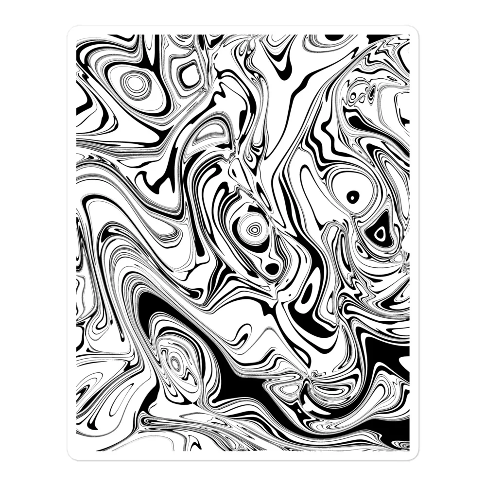 NoiR Original Series L001 "abStrACT" White - Image 3