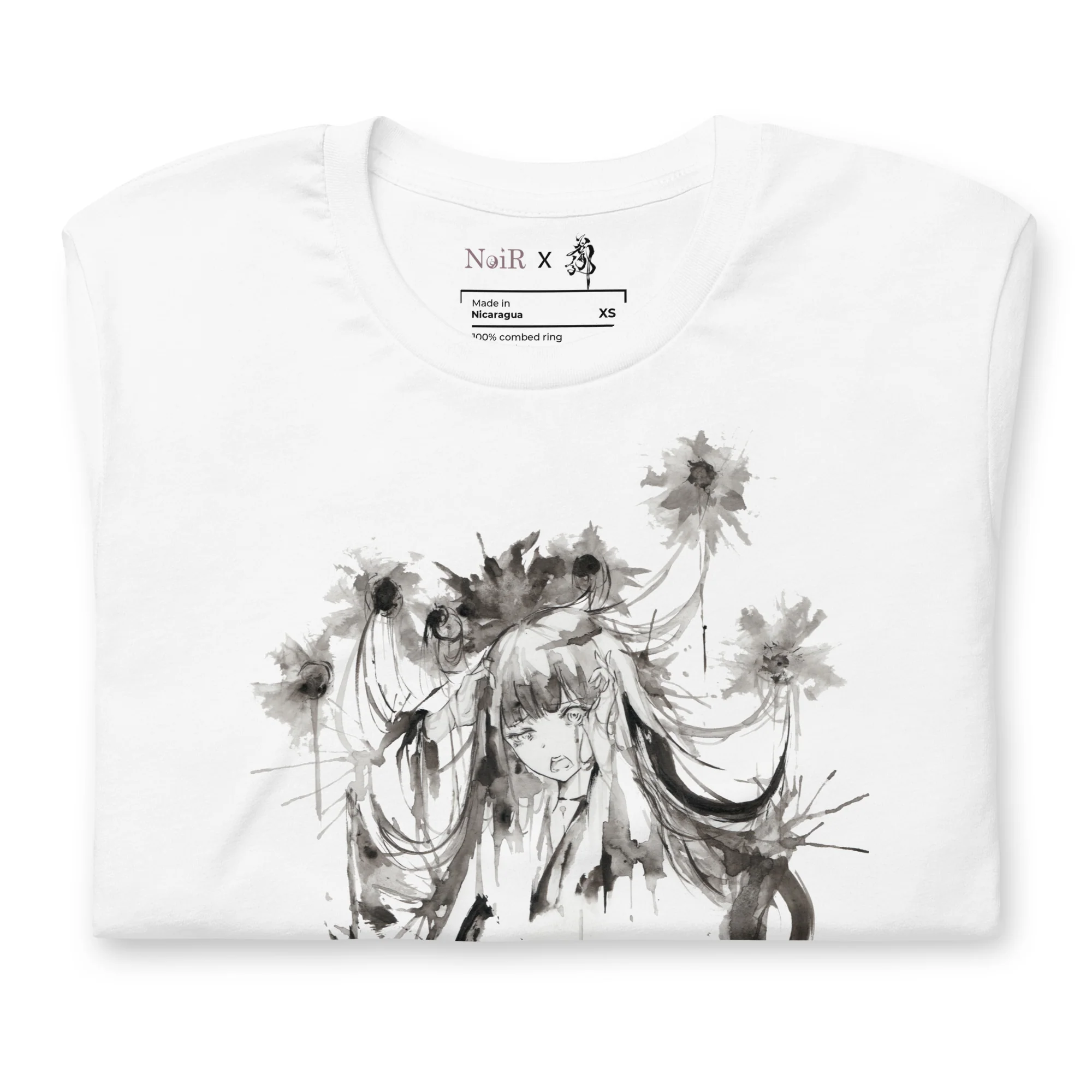 NoiR Series 004 "Anxiety" Original ink T-Shirt - Image 3
