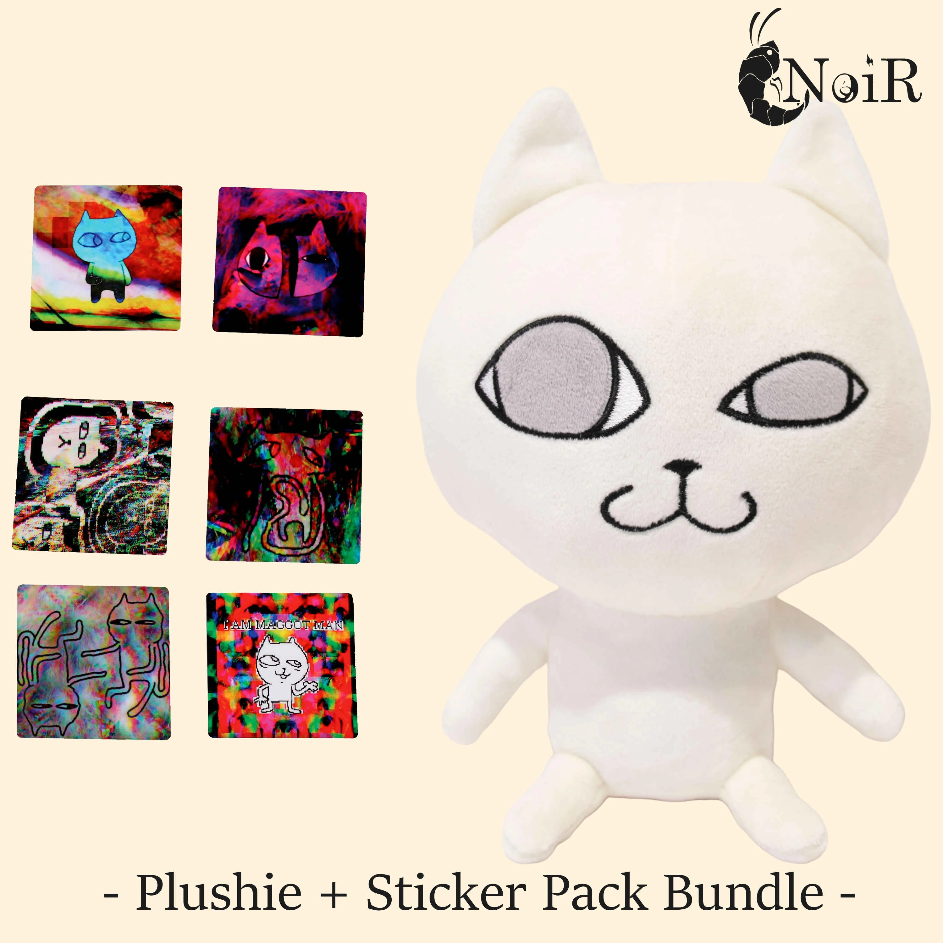 [PRE-ORDER] NoiR Series 080 Nyazsche Plushie - Image 8